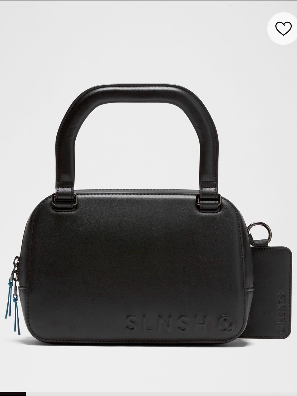 lululemon athletica Black Structured Top-Handle Satchel